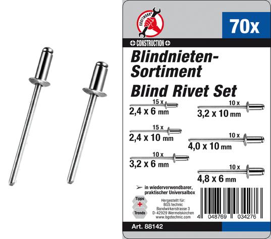 Actual product image BGS Blind rivet range