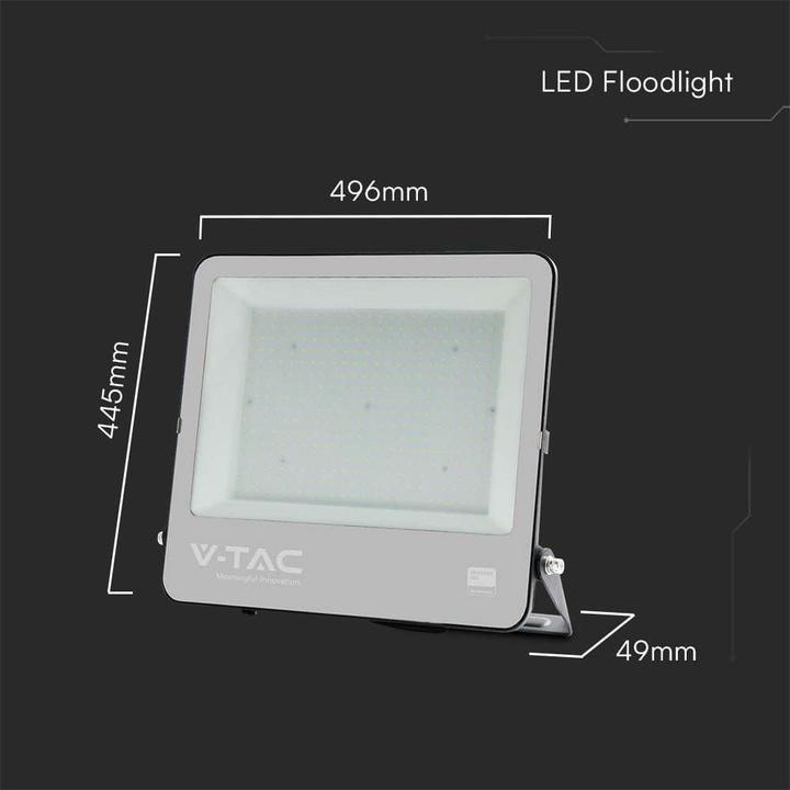 Actual product image V-TAC LED-Fluter, VT-44201, EEK: D, 300 W, 27000 lm, 6500 K, IP65 (27000 lm, IP65)
