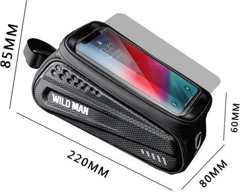 Image du produit Wildman Etui/uchwyt rowerowy L ES3 sakwa na ramę czarna/black (Sacoches)