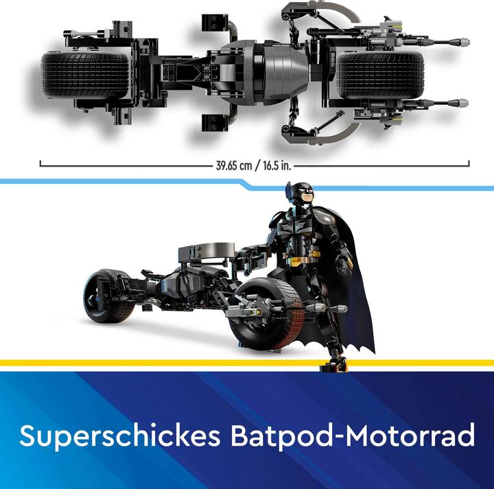 Actual product image LEGO Batman construction figure with the Batpod (76273, LEGO Super Mario)