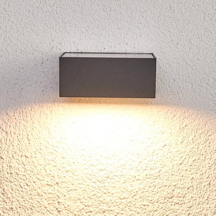 Produktbild Lucande Mahra Aussen Wandleuchte IP54 Graphite (IP54)