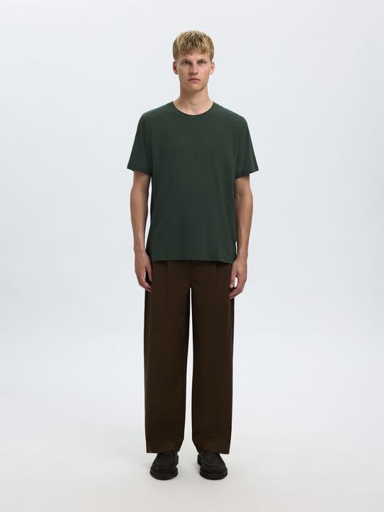 Actual product image Selected Homme Slhaspen Slub Ss O-Neck Tee Noos (M)