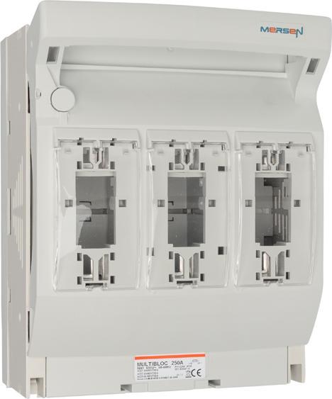 Produktbild LIN S229878A MULTIBLOC 1.ST8 Gr. 1 / 250A, 3-polig Anschluss (NH-DIN Sicherung, 250 A)