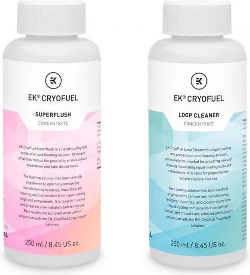 Actual product image EKWB EK Waterblocks EK-CryoFuel Loop Cleaner + Superflush concentrate (250 ml, Concentrate)