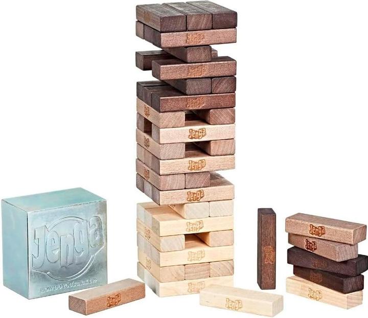 Produktbild Hasbro Gaming Jenga Game: Rustic Series Edition - Amazon Exclusive
