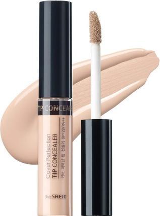 The Saem Cover Perfection Tip Concealer SPF28 Natural Beige 6.8g (Beige)