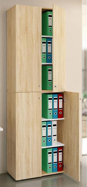 Produktbild VCM Büroschrank Aktenschrank Lona 6fach (70 x 40 x 220 cm)
