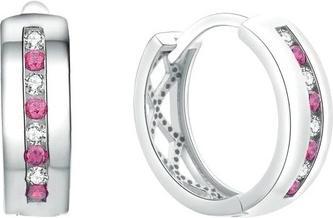 Immagine prodotto Moiss Orecchini tondi in argento con zirconi colorati E0000148