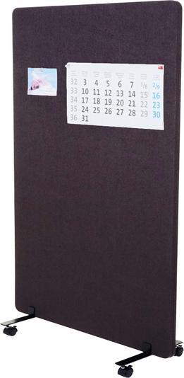 Image du produit Mendler Cloison acoustique, écran de bureau Séparateur de pièce Panneau d'affichage, double paroi