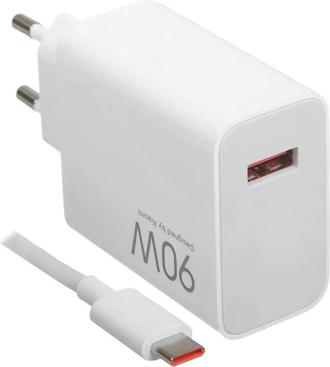 Xiaomi Wall Charger USB-A MDY-15-EK + USB-C Kabel 90W - white (90 W)