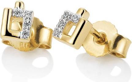 Breuning OHRSCHMUCK - BRILL. 0,04 Ct. H/si (585, - Gold)