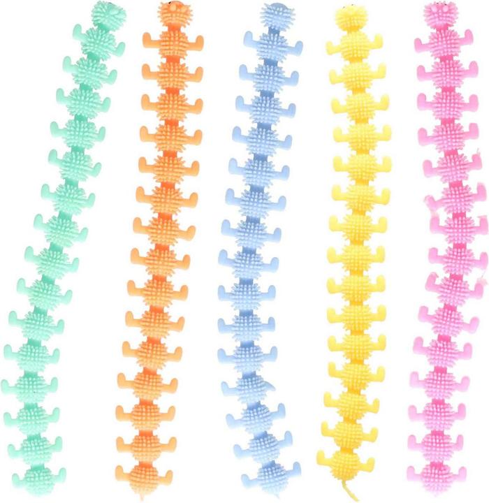 Jono Toys Fluffy stretchy fidget caterpillar