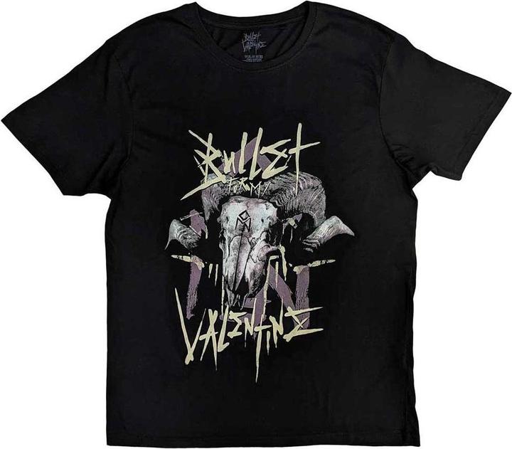 Actual product image Bullet For My Valentine Unisex Adult Ram Back Print T-Shirt (XL)