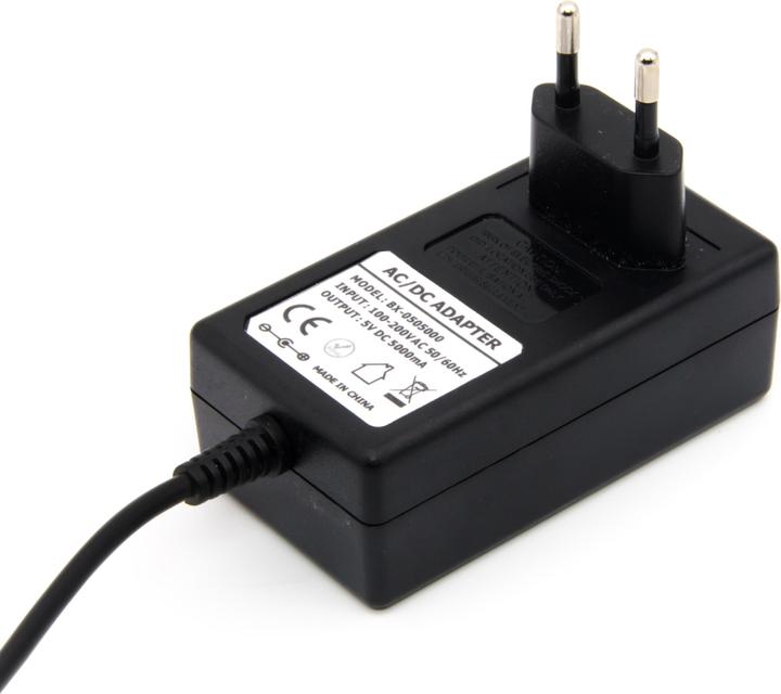 Produktbild Purecrea 5V DC 5000mA Stecknetzteil AC/DC-Adapter 5.5mm/2.1mm Stecker