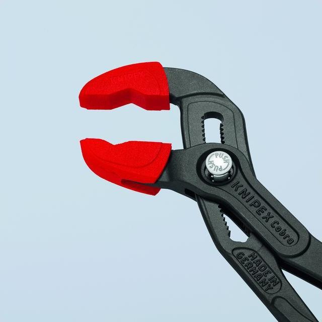 Actual product image Knipex 3 pairs of plastic jaws for all 87 XX 300 mm models (models from 2008) (86 mm)