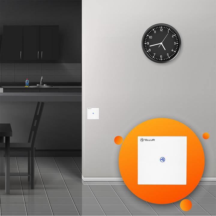 Image du produit Tellur Commutateur WiFi intelligent, SS1N 1 port 1800W 10A