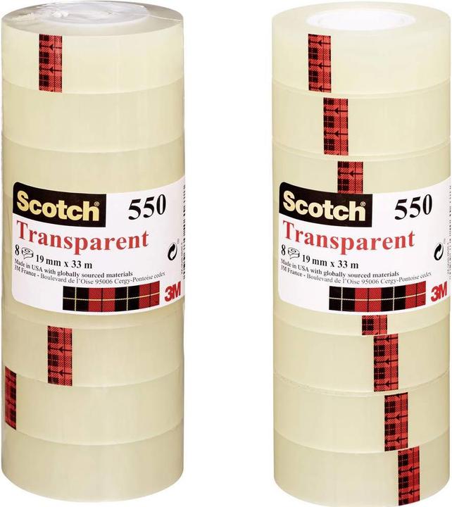 Actual product image Scotch adhesive tape 550, transparent (19 mm)