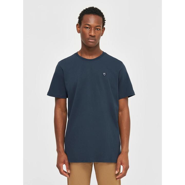 Immagine prodotto KnowledgeCotton Apparel Badge Tee Total Eclipse (XL)