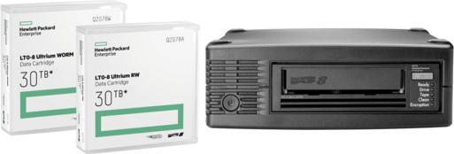 Image du produit HPE StoreEver LTO-8 Ultrium 30750 : externe