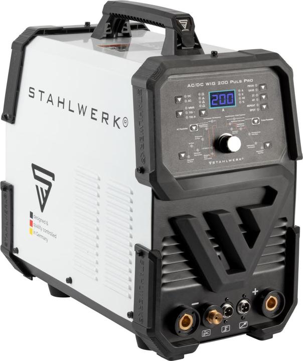 Produktbild Stahlwerk Digitales Schweissgerät AC/DC WIG 200 Puls Pro Vollausstattung