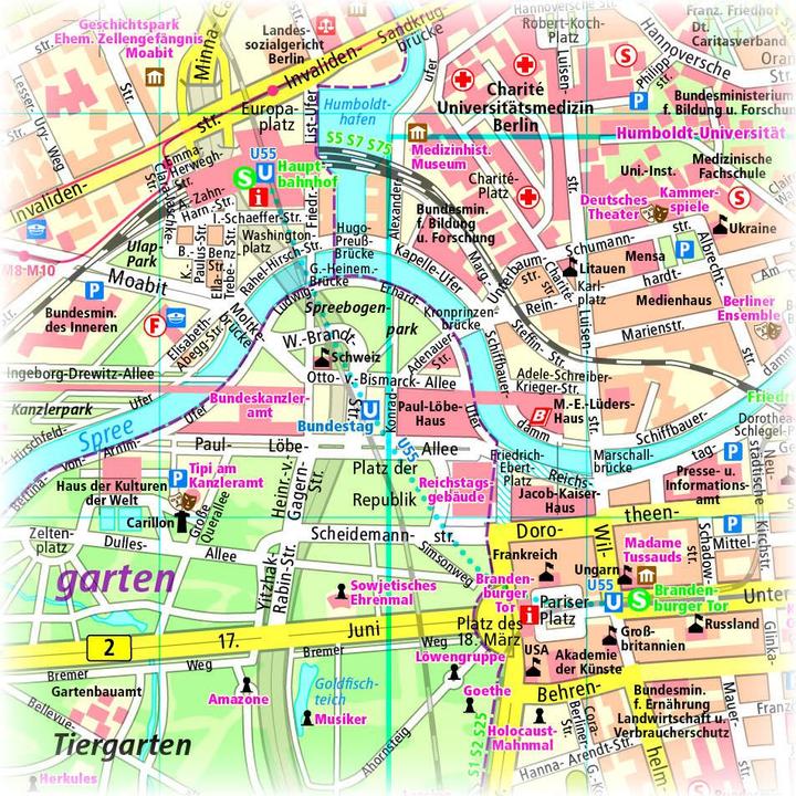 Produktbild PublicPress.1201 Innenstadtplan Berlin