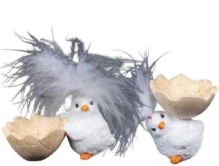 Produktbild Seyko Geschenke 300185 - Küken "Chip oder Chap" Eierbecher, nur 1 Eierbecher, 4 - 5 cm (1 x)