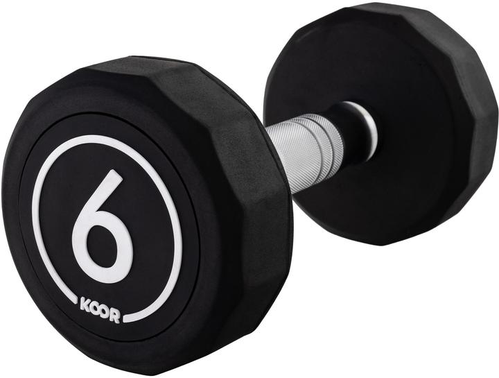 Koor Kurzhantel 6 kg, Schwarz (1 x 6 kg)