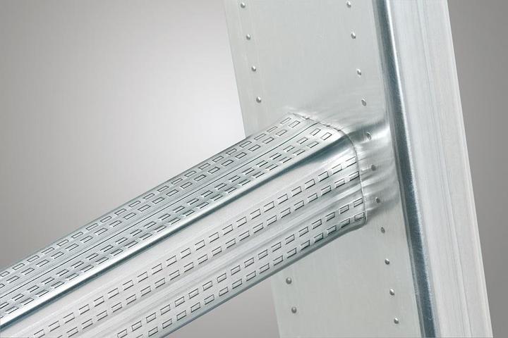 Produktbild Hailo S100 ProfiLOT, Aluminium Kombileiter 3-teilig, 3x12 Sprossen (Stehleiter, 48 cm)