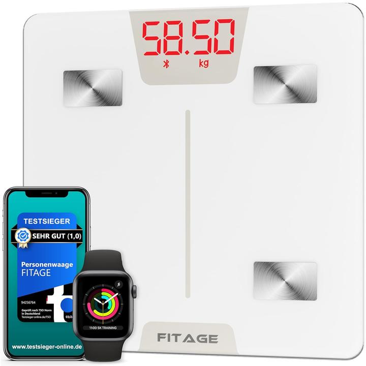 Produktbild Fitage Körperanalysewaage (180 kg)