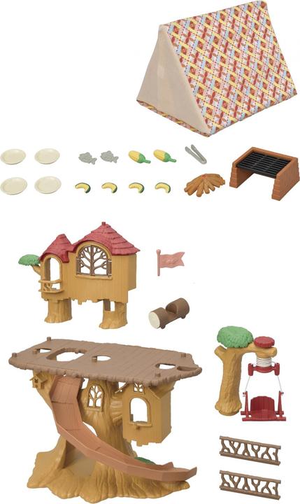 Image du produit Sylvanian Families Coffret cadeau Treehouse - édition camping