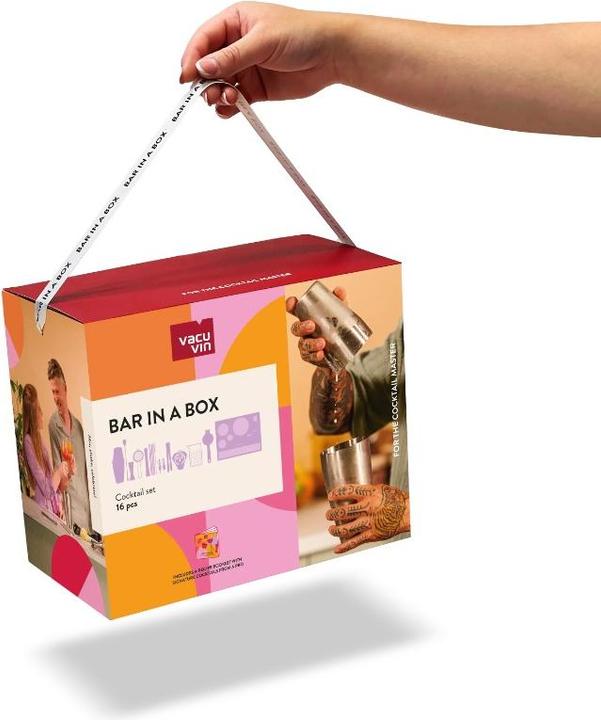 Produktbild Vacu Vin Vacuvin Cocktail-Set Bar 16-teilig 0.75 l, Edelstahl, Materialtyp (Cocktail Set)
