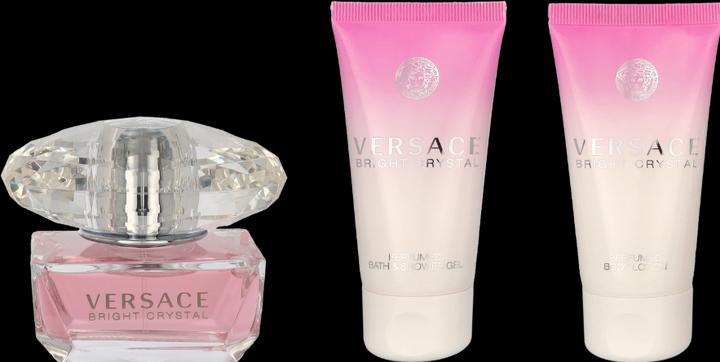 Actual product image Versace Bright Crystal Spring 2024 Eau de Toilette 50 / Body Smoother / BL (Fragrance set)