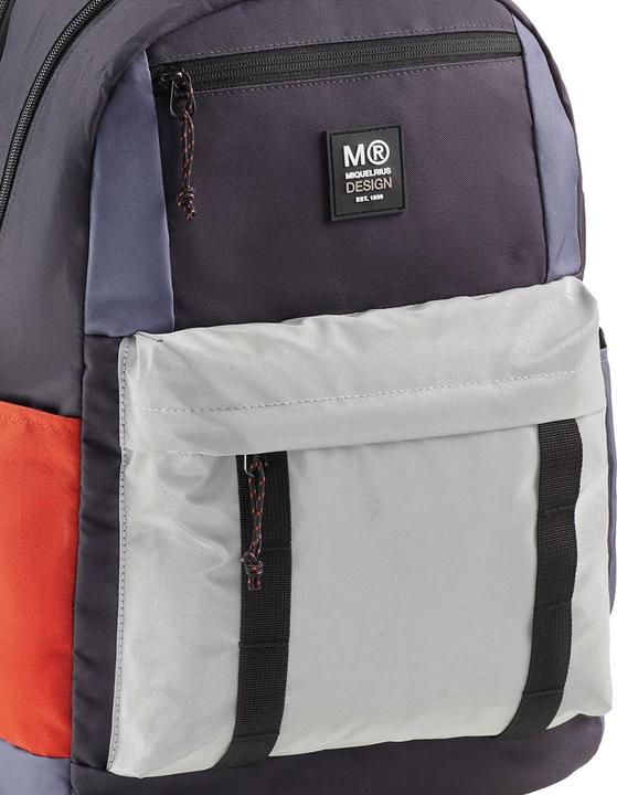 Actual product image Miquelrius Rucksack Triple Amsterdam Recy 28l 3 Fächern blau (28 l)