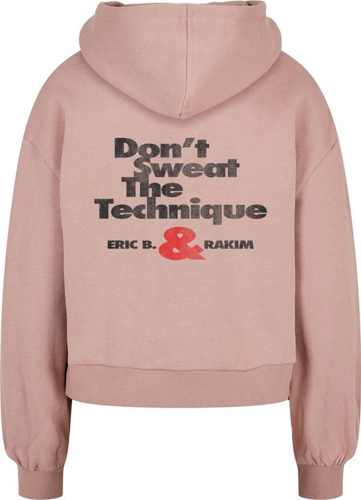 Immagine prodotto Merchcode Donna Eric B & Rakim - Felpa con cappuccio bio oversize Don't Sweat The Technique - 114335 (XL)