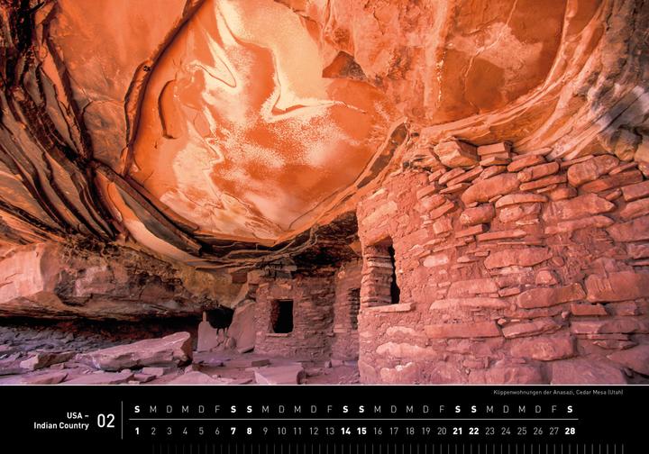 Produktbild USA - Indian Country 2026 (50 x 35 cm, Harter Einband, Deutsch)