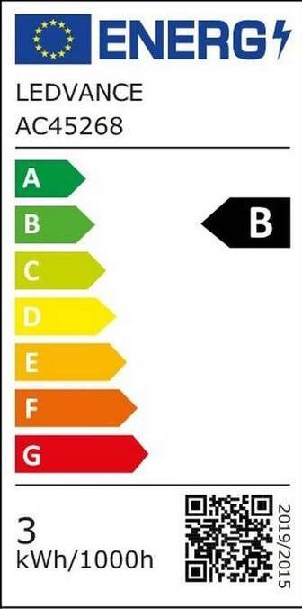 Energie-Label Osram OSR LEDFil KerzeUltra E14 2,5W (E14, 2.50 W, 470 lm, 1 x, B)