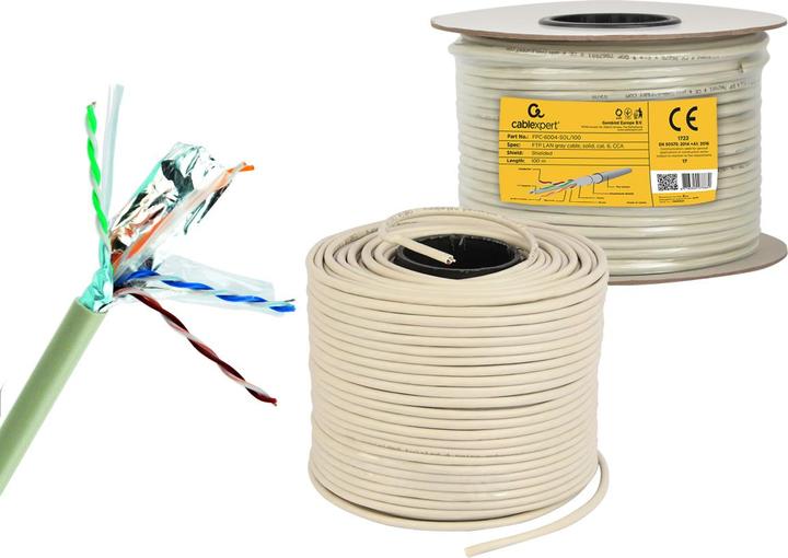 Produktbild Gembird Netzwerkkabel (F/UTP, CAT6, 100 m)