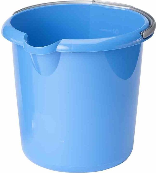 Produktbild Rival 552-410 Eimer rund 10 Liter mit Ausguss, Kunststoff (Farbe zufällig) (1 Stk.)