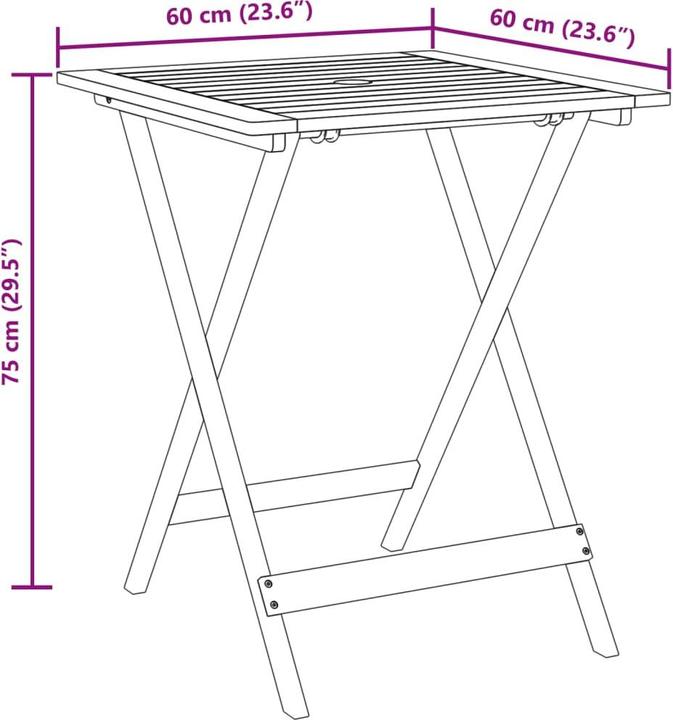Produktbild VidaXL Putlitz (70 cm)