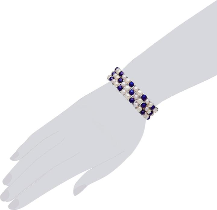 Immagine prodotto Lulu & Jane Ottone perla d'acqua dolce coltivata argento 19,0 cm - 33022 (19 cm, Ottone)