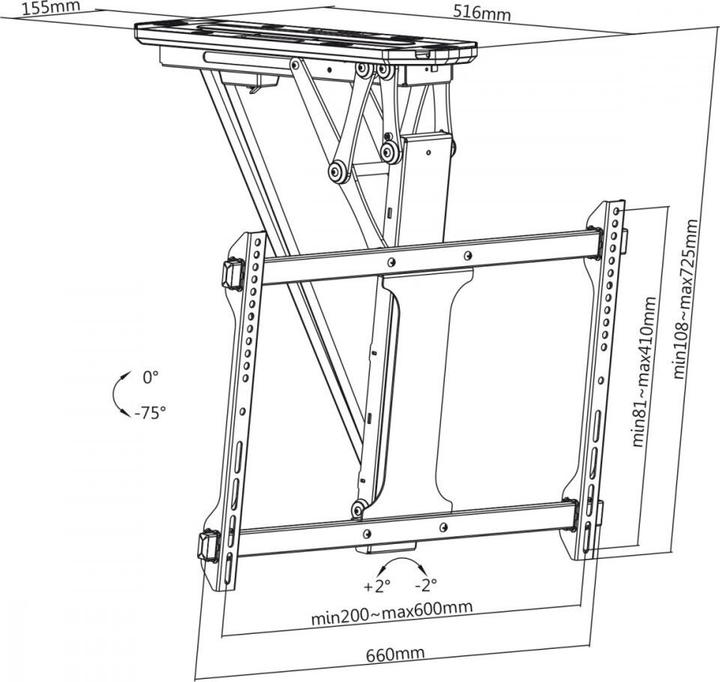Produktbild Maclean MC-880 (Decke, 70", 35 kg)