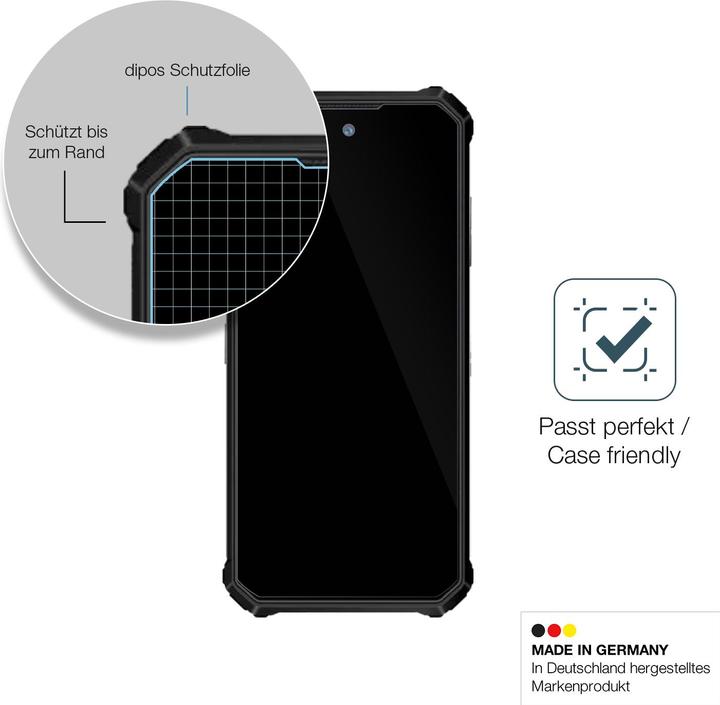 Actual product image Dipos Screen Protector Anti-Shock (2 Piece, Oukitel C19)
