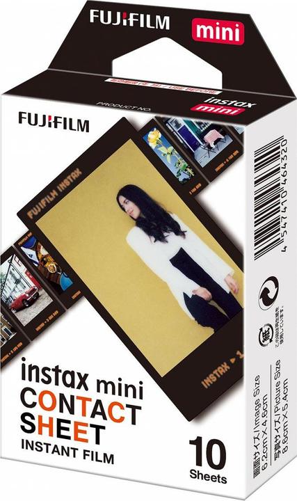 Fujifilm Contact Sheet (Instassare Mini)