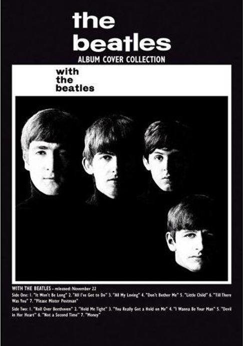 Produktbild The Beatles Postkarte With Album