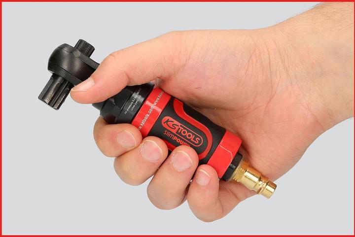 Actual product image KS Tools SlimPOWER mini air ratchet, max. 6.3 bar (90 psi), 1/2" (1/2")