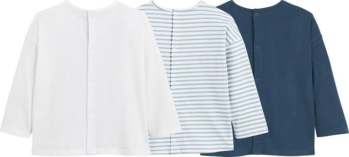 La Redoute Collections 3er-Pack Langarm-Shirts