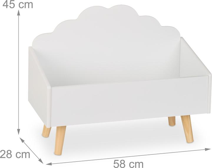 Image du produit Relaxdays Coffre à jouets