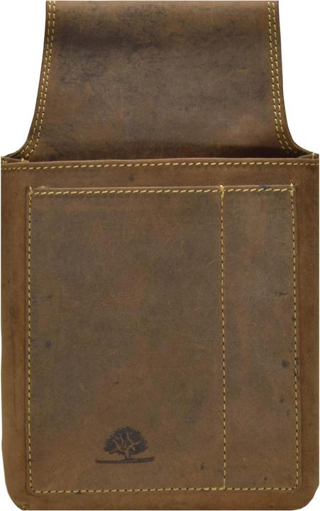 Greenburry Vintage Gürteltasche - Kellnerbörse Leder 14,5 cm