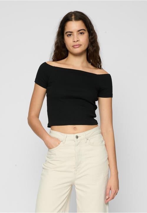 Produktbild Urban Classics Ladies Off Shoulder Rib Tee 2-Pack (XS)