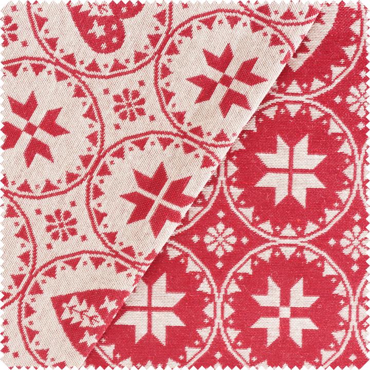 Immagine prodotto VBS Tessuto jacquard "Natale", entrambi i lati, 140 cm di larghezza, articoli da cortile